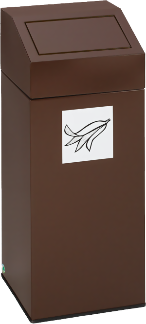 WS 45 L, Farbe RAL 8014 braun für Biomüll, für 60 Liter Säcke