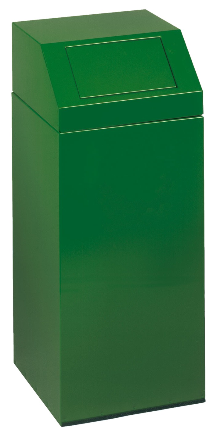 WS 45 L, Farbe RAL 6001 Grün für Glas, für 60 Liter Säcke