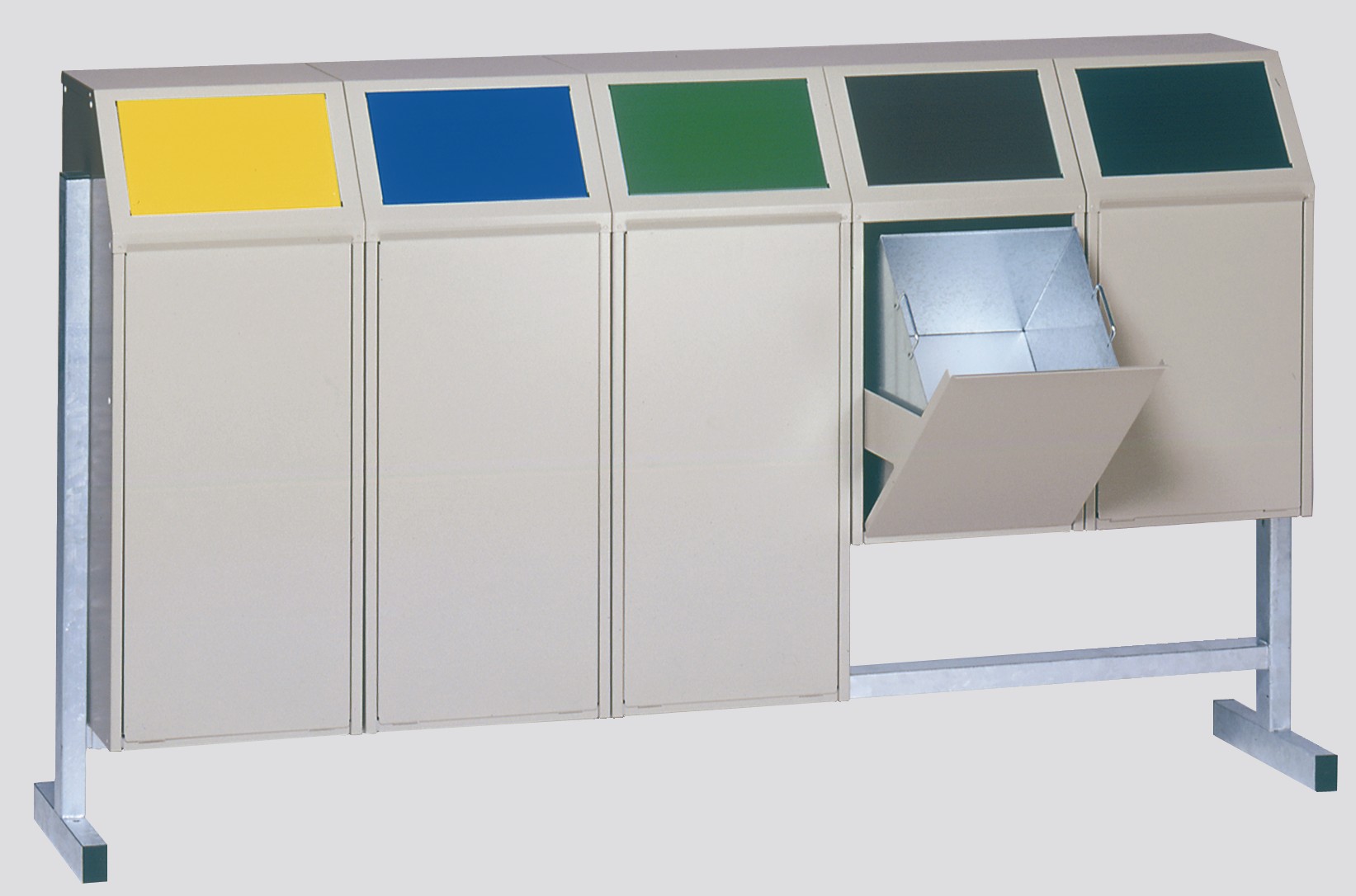 Standrahmen für 5 WSG, 2080x400x1200 mm BxTxH 