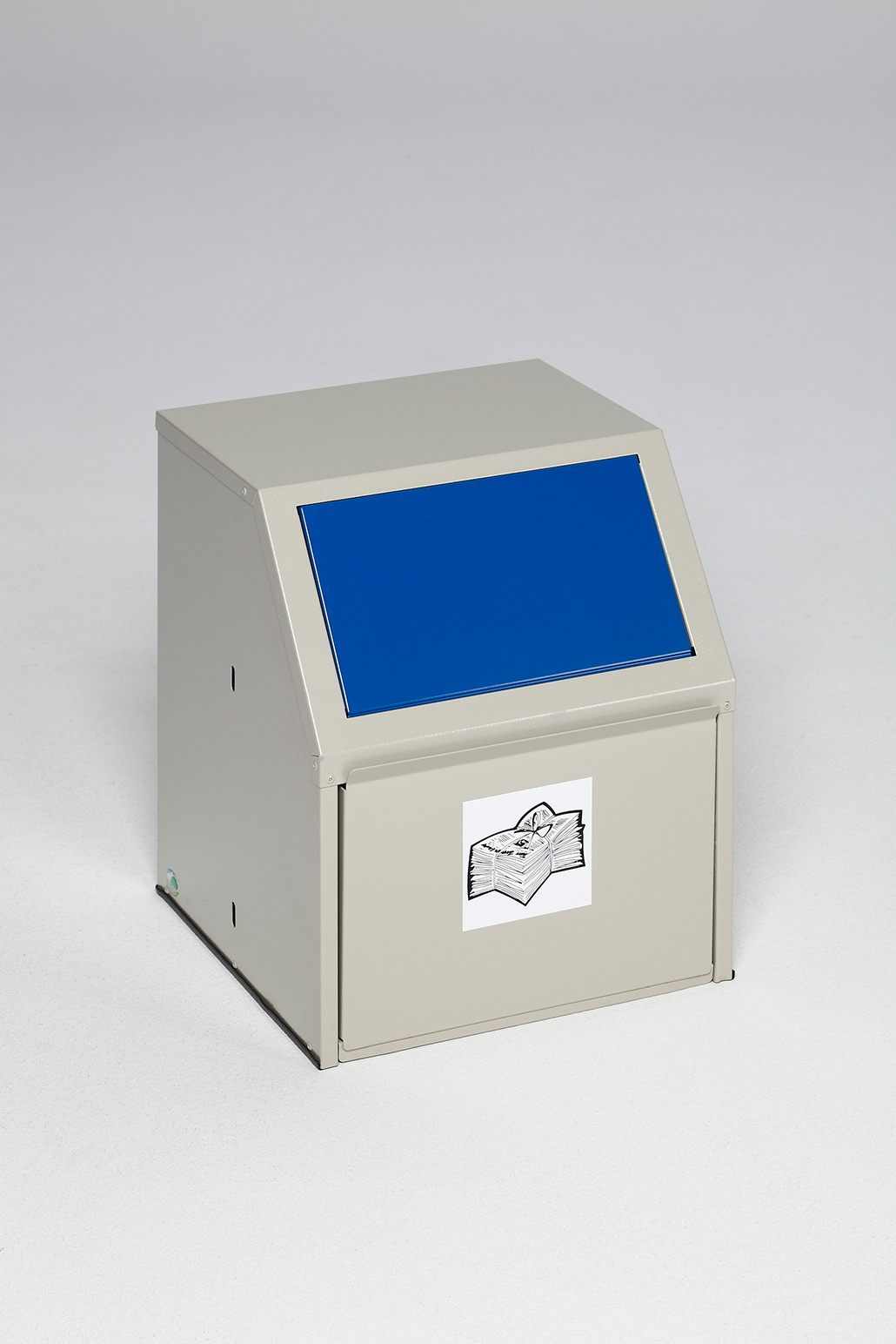 WSG 23 für Papier, Klappe Blau (RAL 5010), Inhalt: 23 L