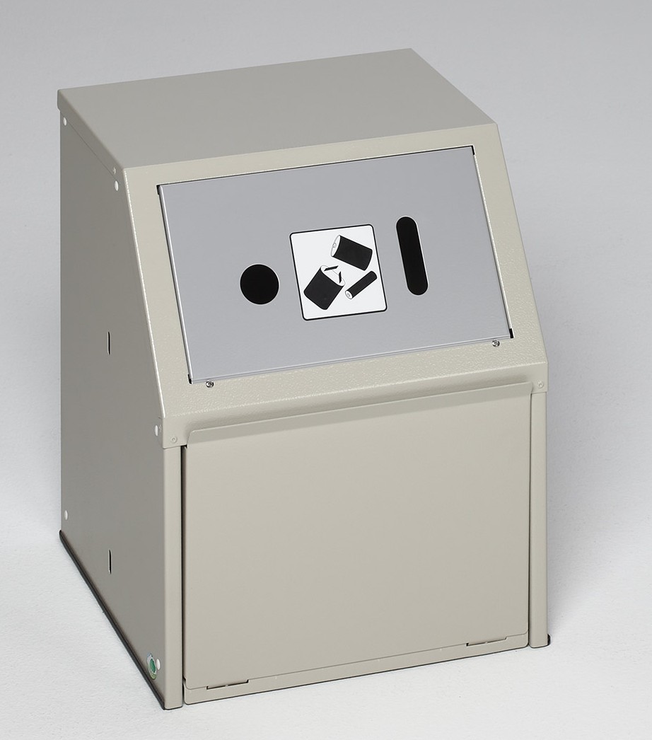 WSG für Batterien, Klappe Silber, Inhalt: ca. 2 x 11 L