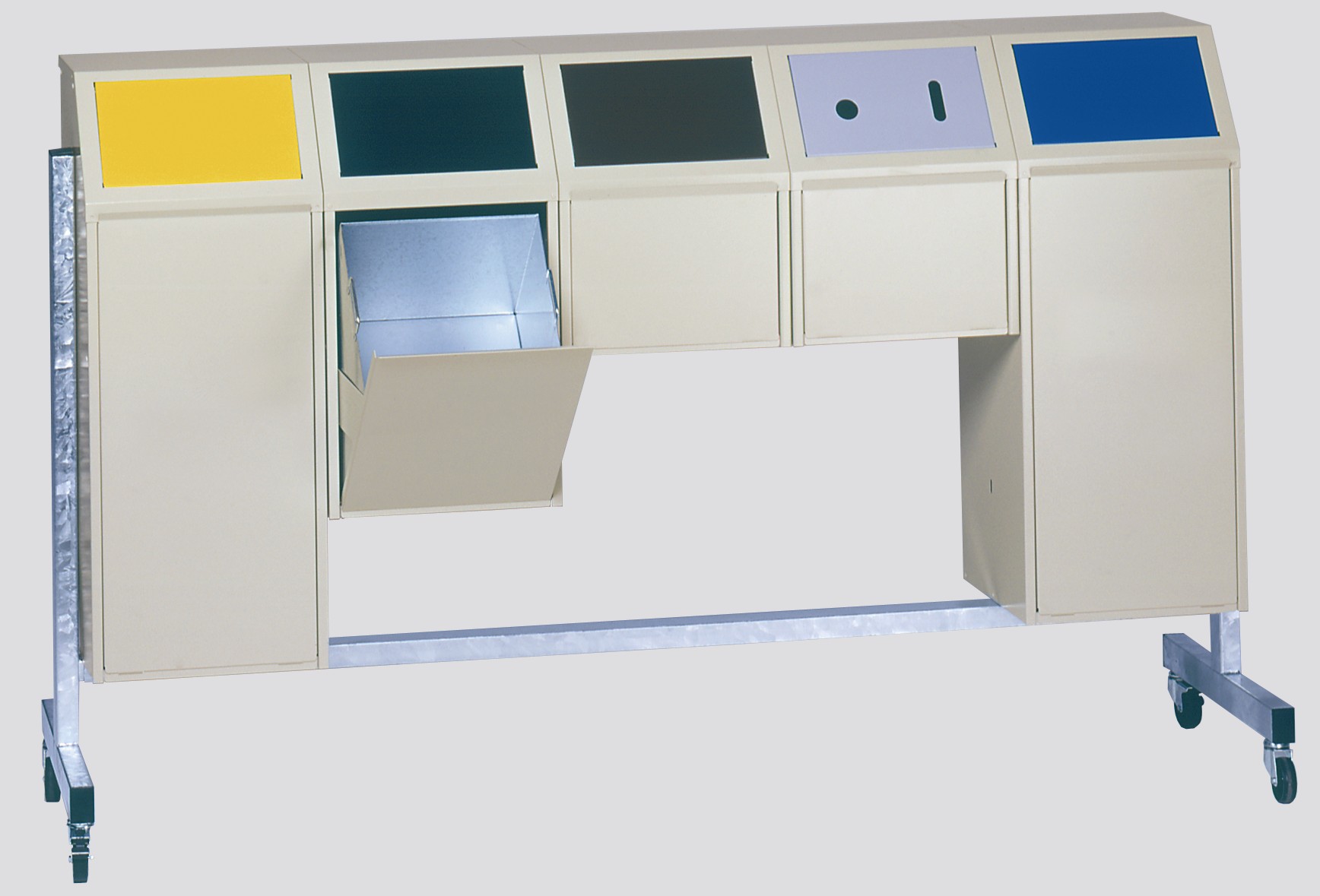 Standrahmen für 5 WSG, 2080x400x1250 mm BxTxH 