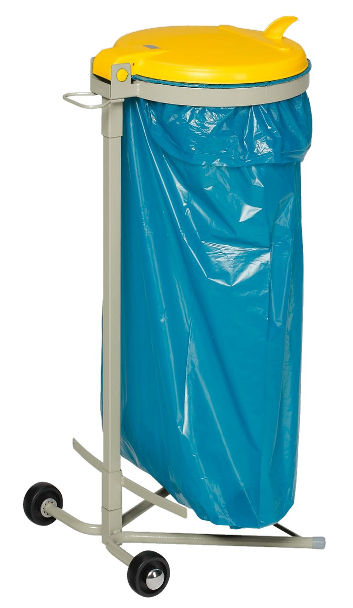 WS fahrbar, Deckelfarbe: Gelb, für 110 L Säcke