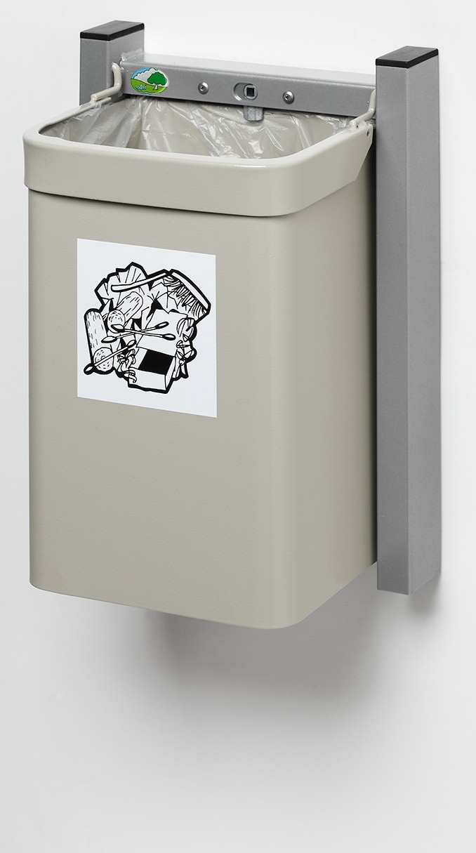 City G 3, Farbe: RAL 7032 Grau für Restmüll, für 35 Liter Säcke