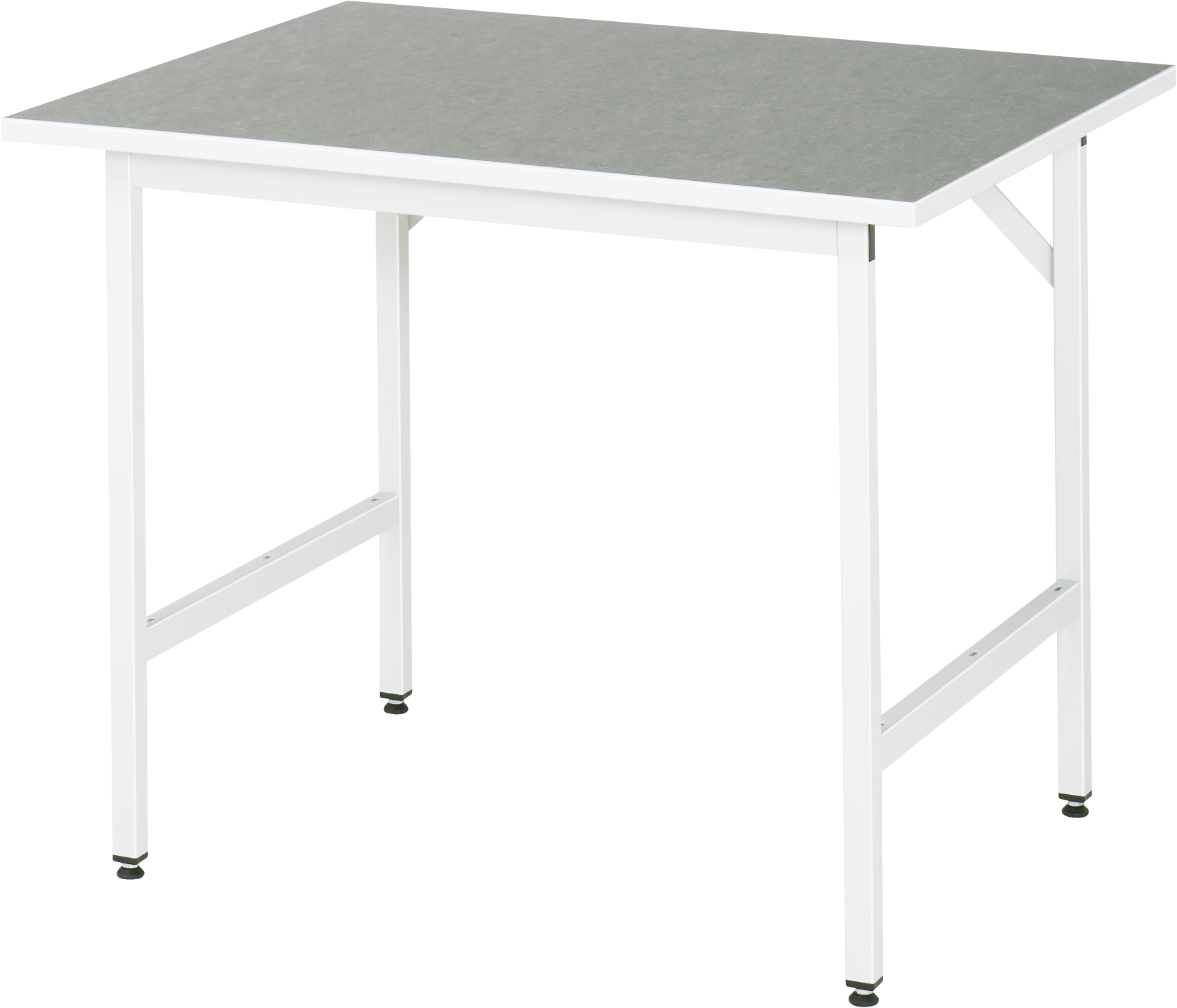Arbeitstisch, B 1000 x T 800 x H 800-850 mm, Linoleum-/Universal-Platte 25 mm
