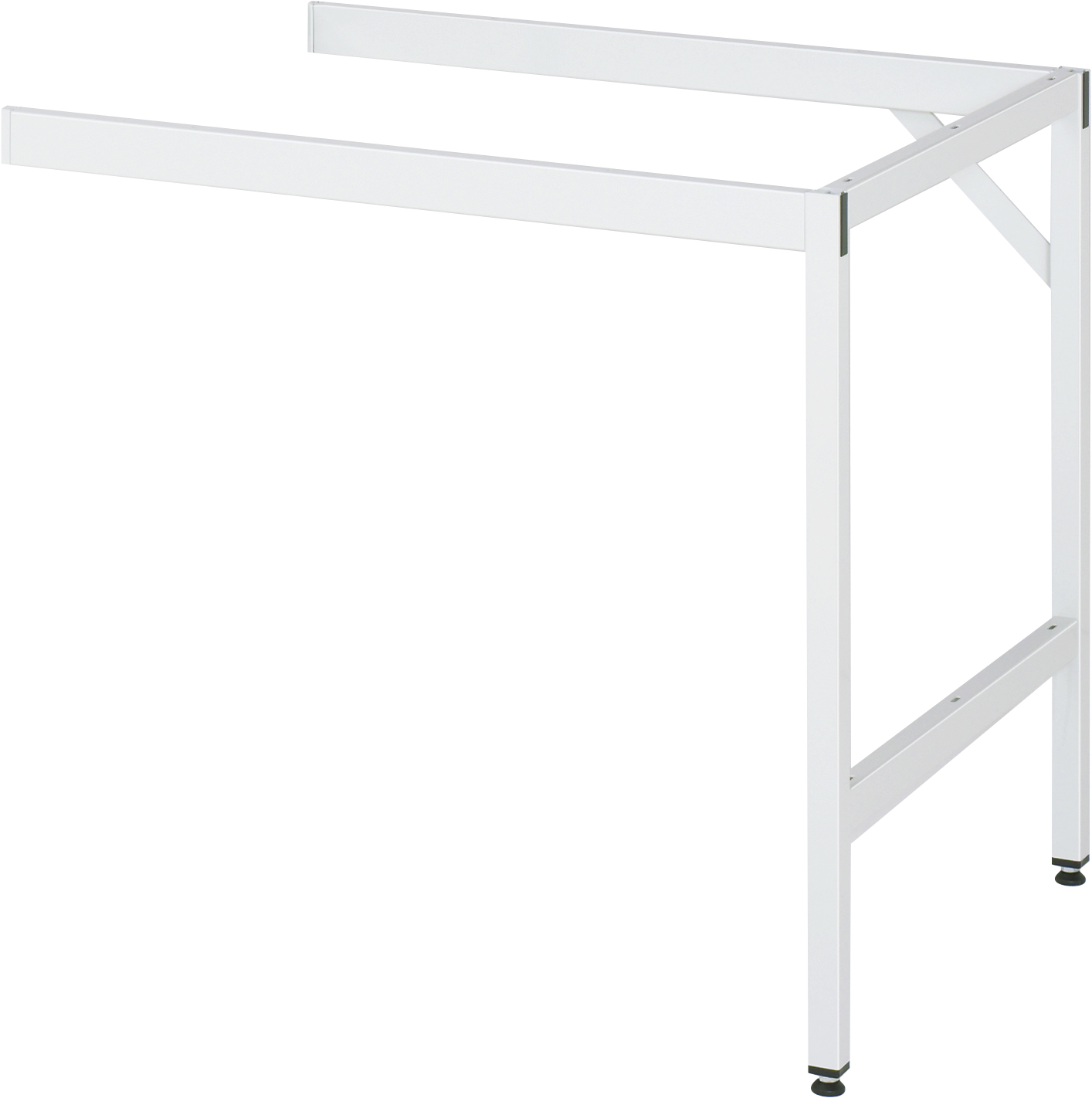 Arbeitstisch - Anbaugestell, B 810 x T 660 x H 780-830 mm, ohne Platte