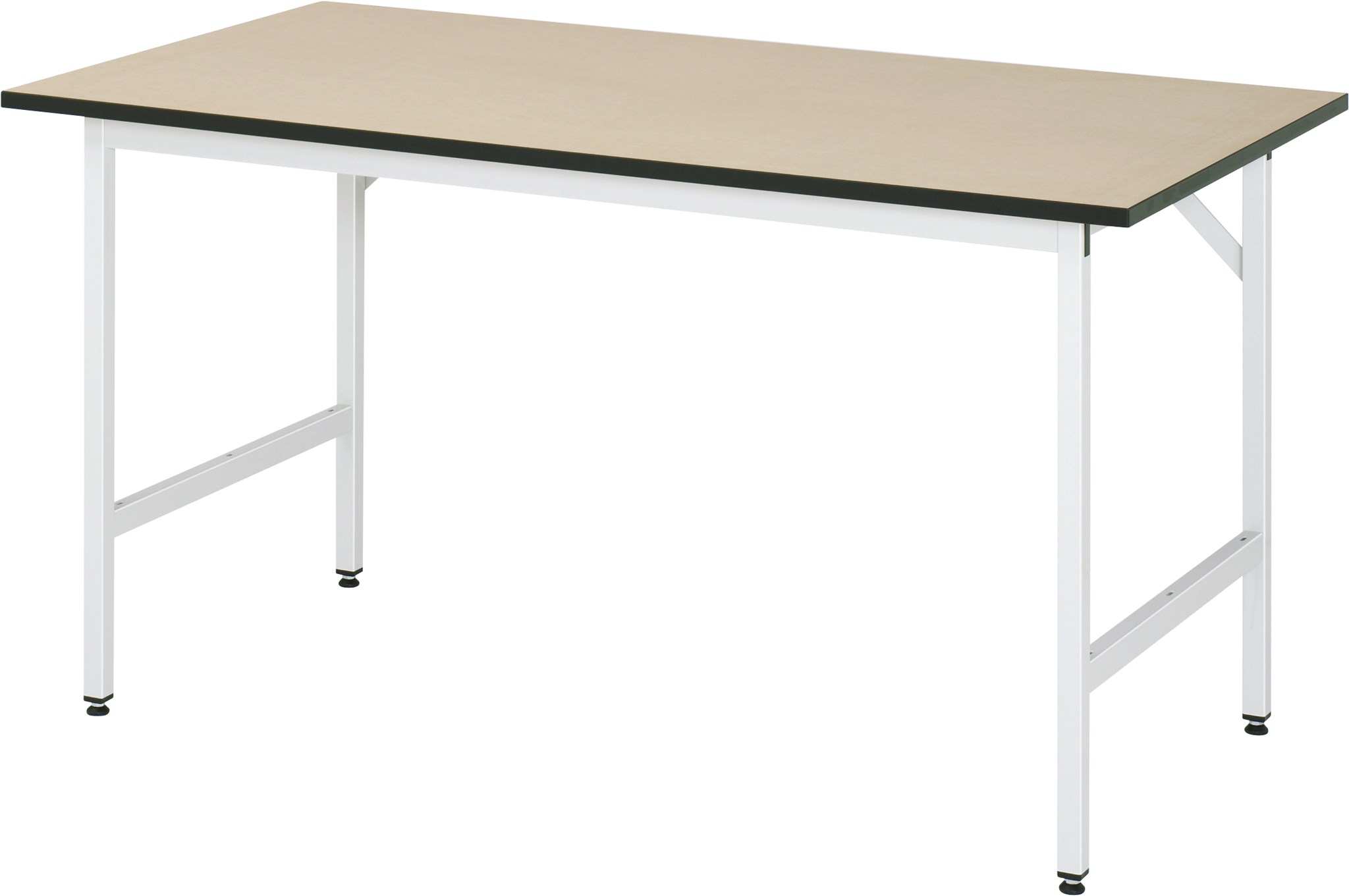 Arbeitstisch, B 1500 x T 800 x H 800-850 mm
