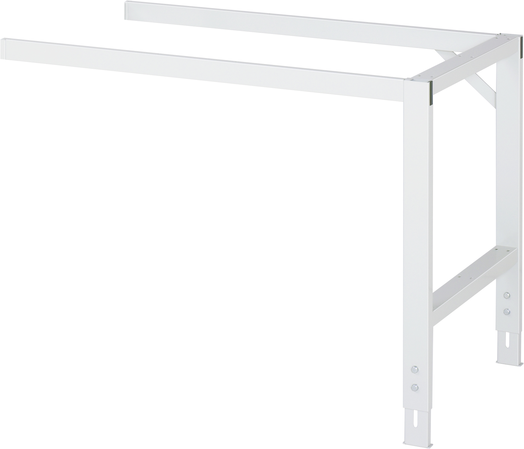 Arbeitstisch - Anbaugestell, B 1090 x T 660 x H 740-1060 mm, ohne Platte