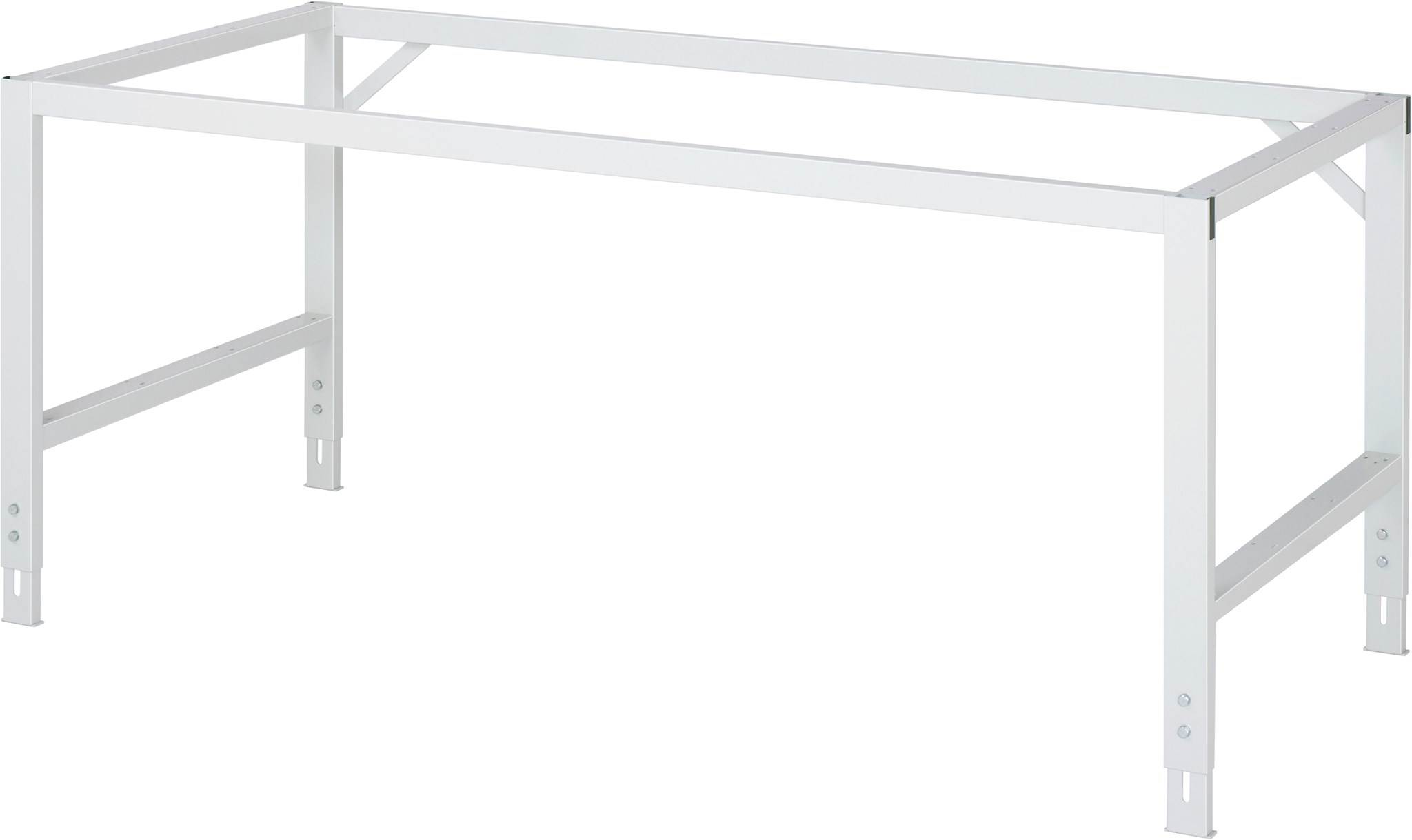 Arbeitstisch - Grundgestell, B 1400 x T 860 x H 740-1060 mm, ohne Platte