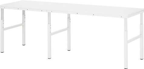 Anbau-Arbeitstisch 1800x900x650-1000 mm LxTxH, Hartlaminat-Arbeitsplatte