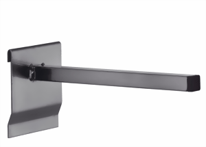 Universalhalter vierkant 15x15 mm, Länge 300 mm, anthrazitgrau
