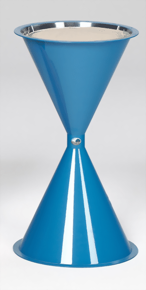 Standascher Kunststoff, für Hallen, Flure, Foyers und Warteräume, lichtblau ohne Dach