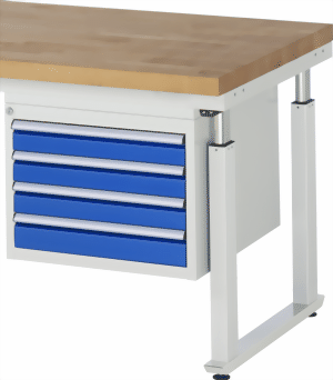 Schubladenblock mit 4 Schubladen für unter Arbeitstisch