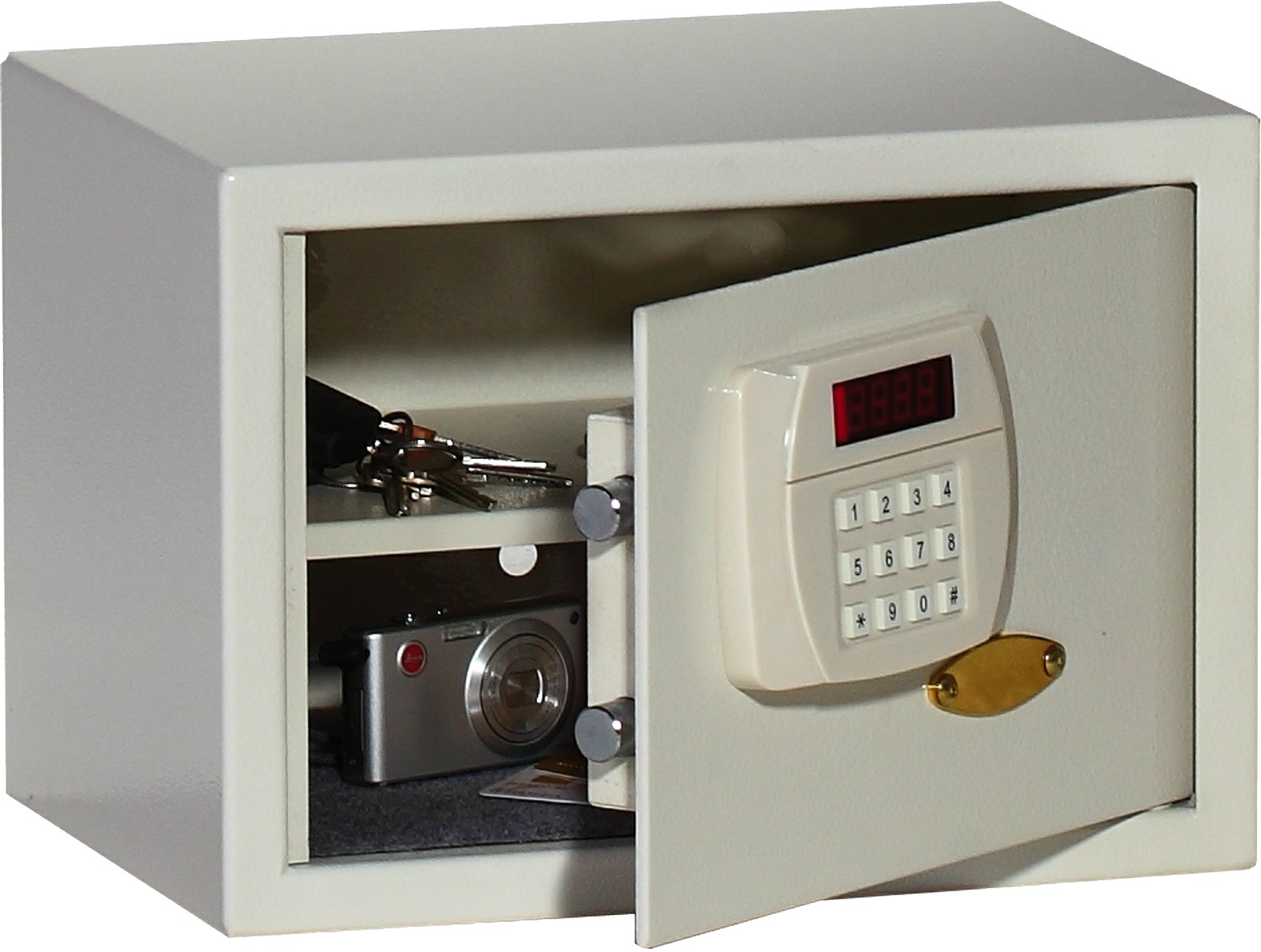 Hoteltresor Serie GW-HT-D, 1 herausnehmbarer Fachboden (D-25 MOP)