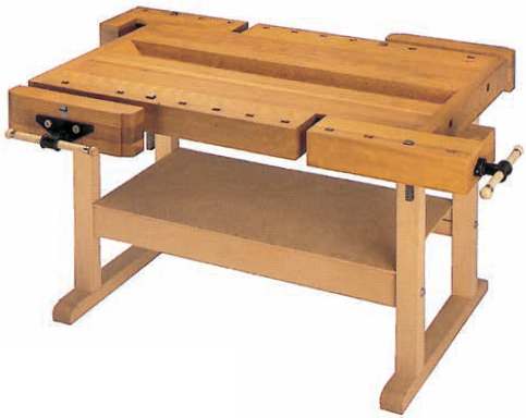 Hobelbank Schule Duplo 1400x900x870 mm LxTxH