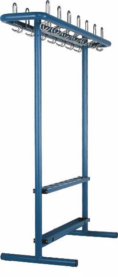 Standgarderobe Rundrohr Länge 1500 mm