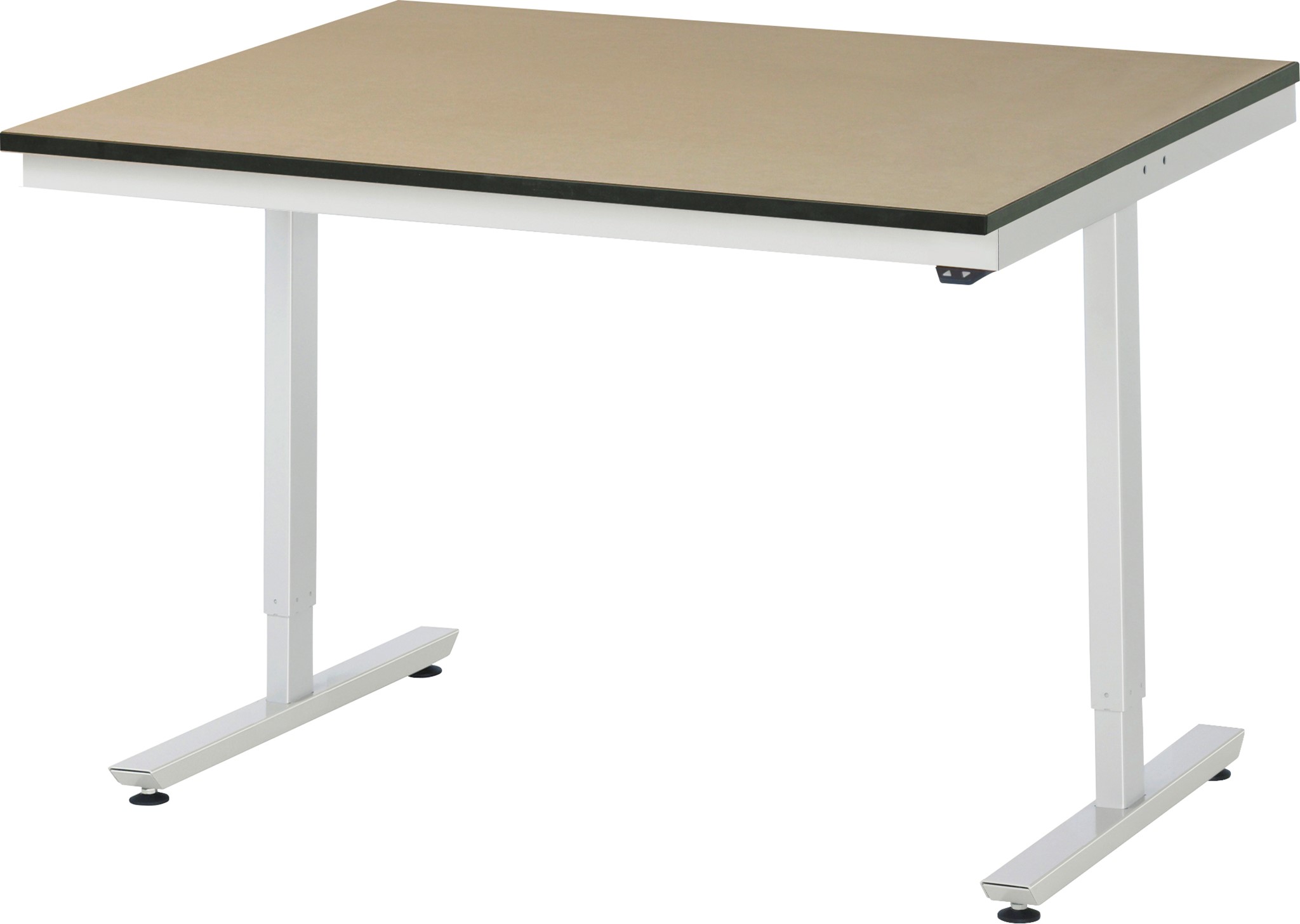 Arbeitstisch 1250x1000x720-1120 mm BxTxH mit MDF-Platte 22 mm