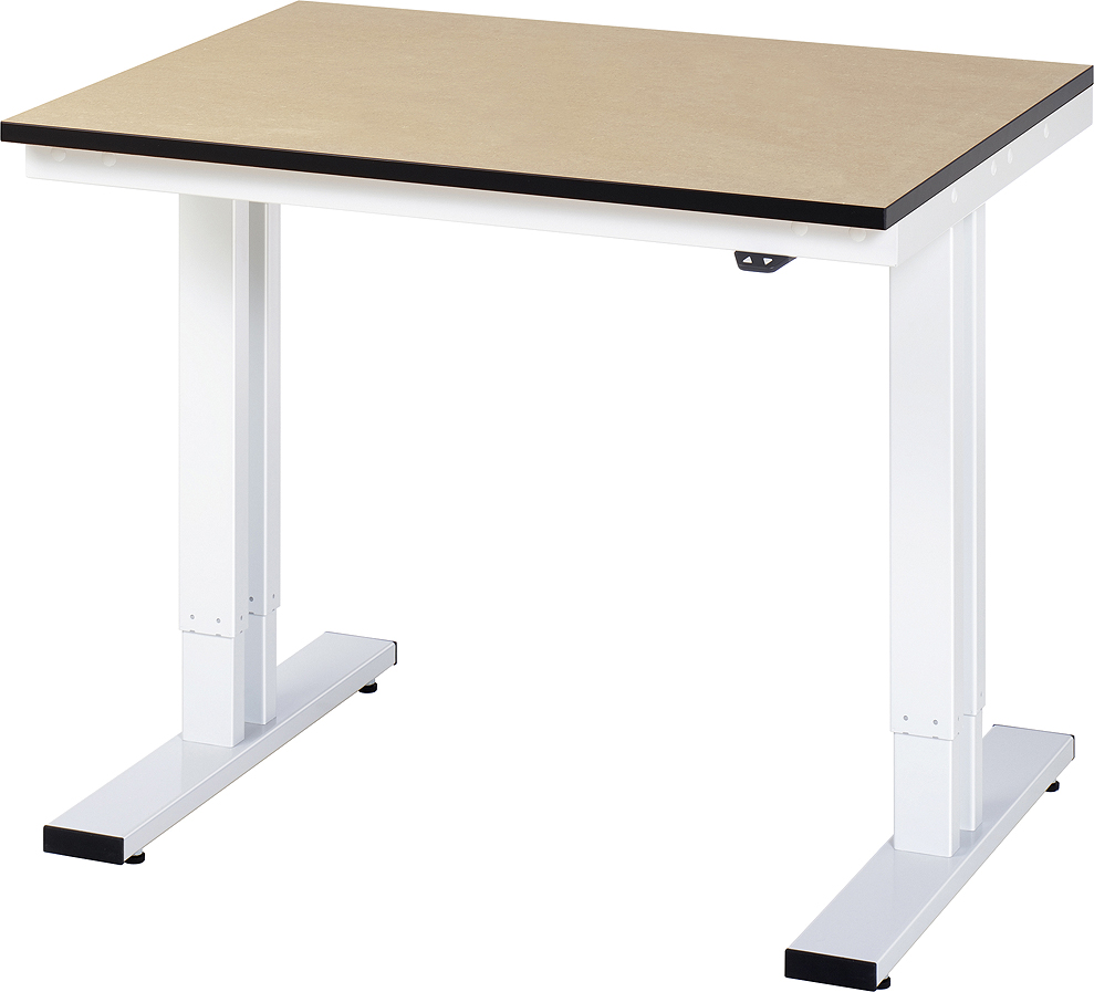 Arbeitstisch 1000x800x720-1120 mm BxTxH mit MDF-Platte 22 mm