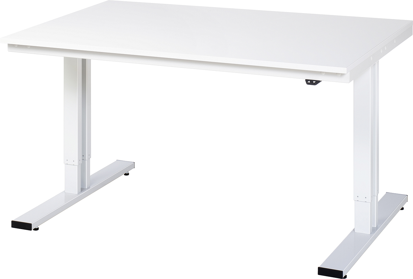 Arbeitstisch 1500x1000x720-1120 mm BxTxH mit Melamin-Platte 22 mm