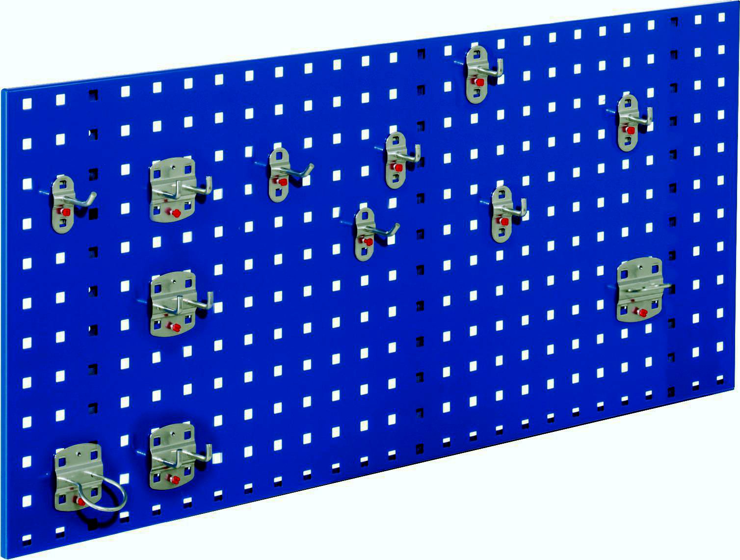 Loch-/Magnetwand Einsteigerset 2, 1 x Lochplatte, 1 Werkzeughalterset 12-teilig