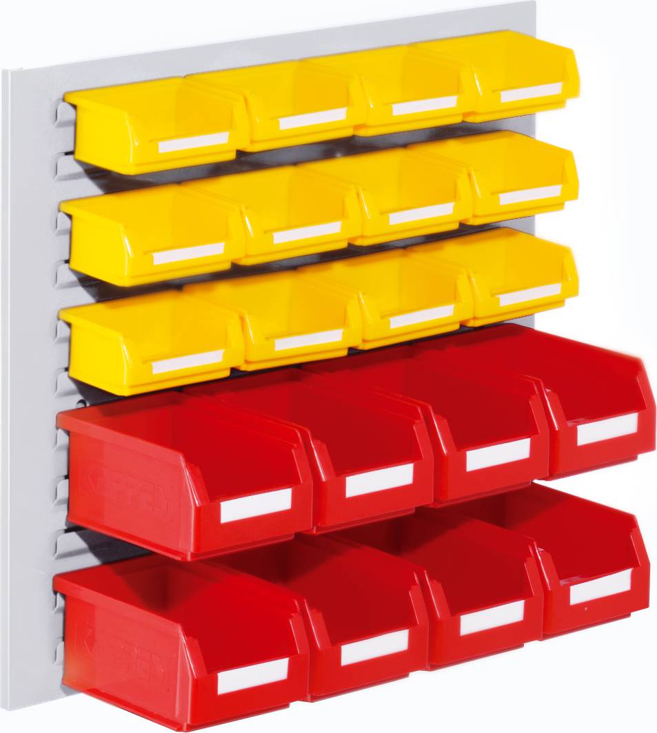 Schlitzplatten Einsteigerset 4, lichtgrau
