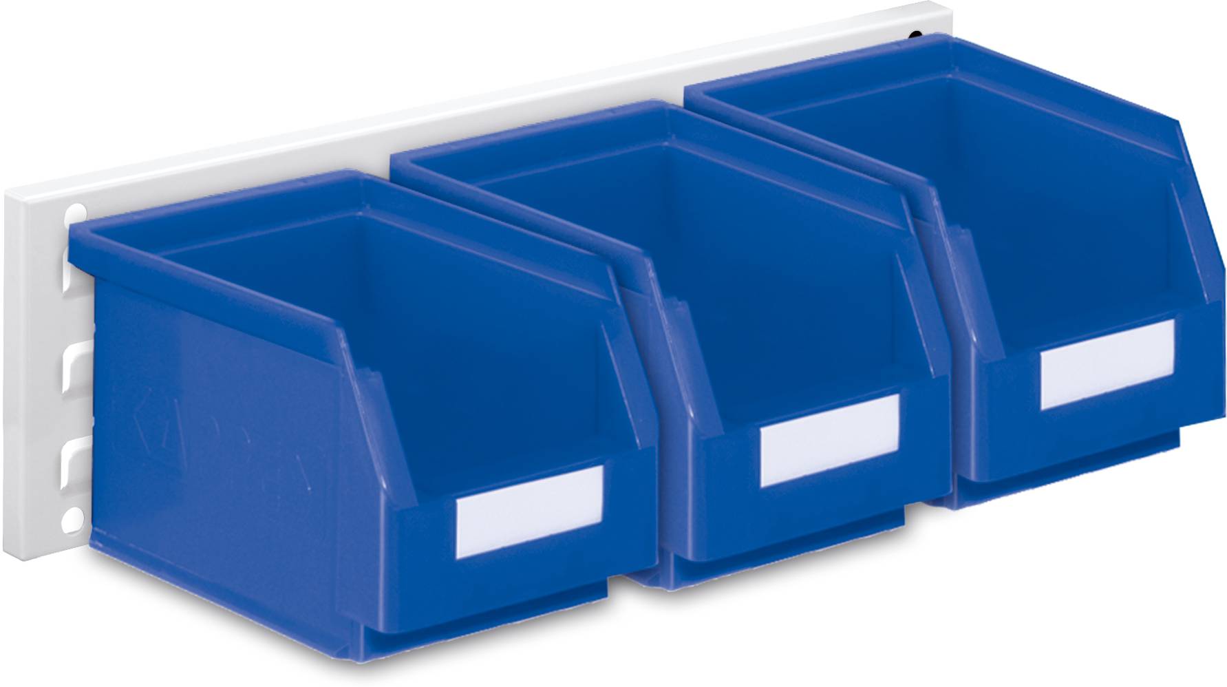 Wandschiene Schlitzplatte Set 7, RAL 7035 lichtgrau
