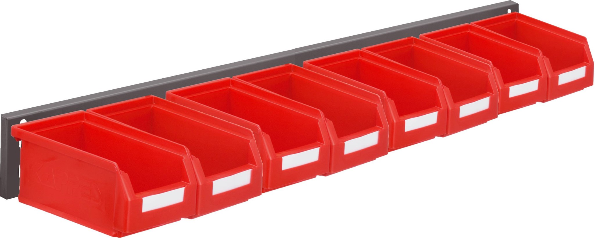 Wandschiene Schlitzplatte Set 5, RAL 7016 anthrazitgrau
