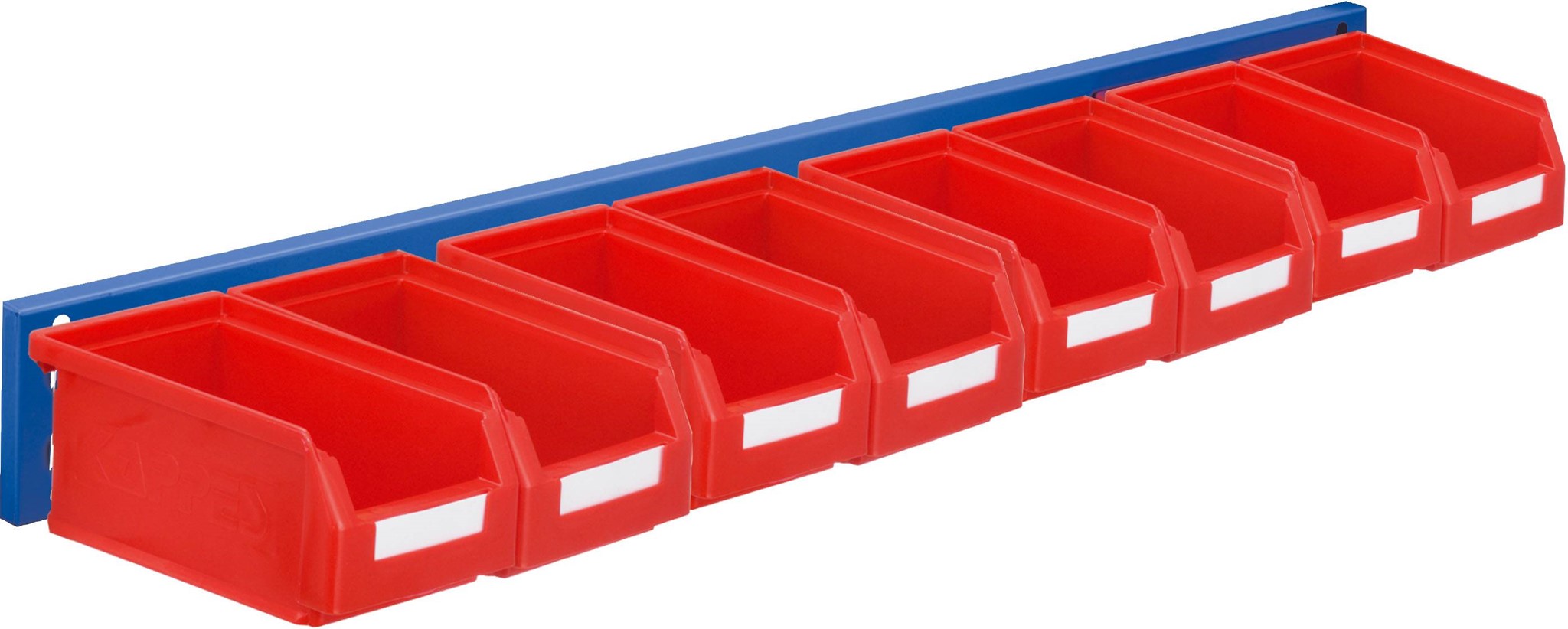 Wandschiene Schlitzplatte Set 5, RAL 5010 enzianblau
