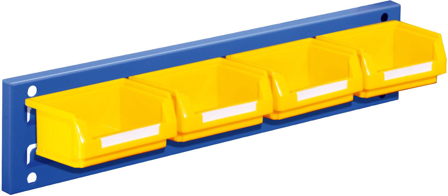 Wandschiene Schlitzplatte Set 1, RAL 5010 enzianblau
