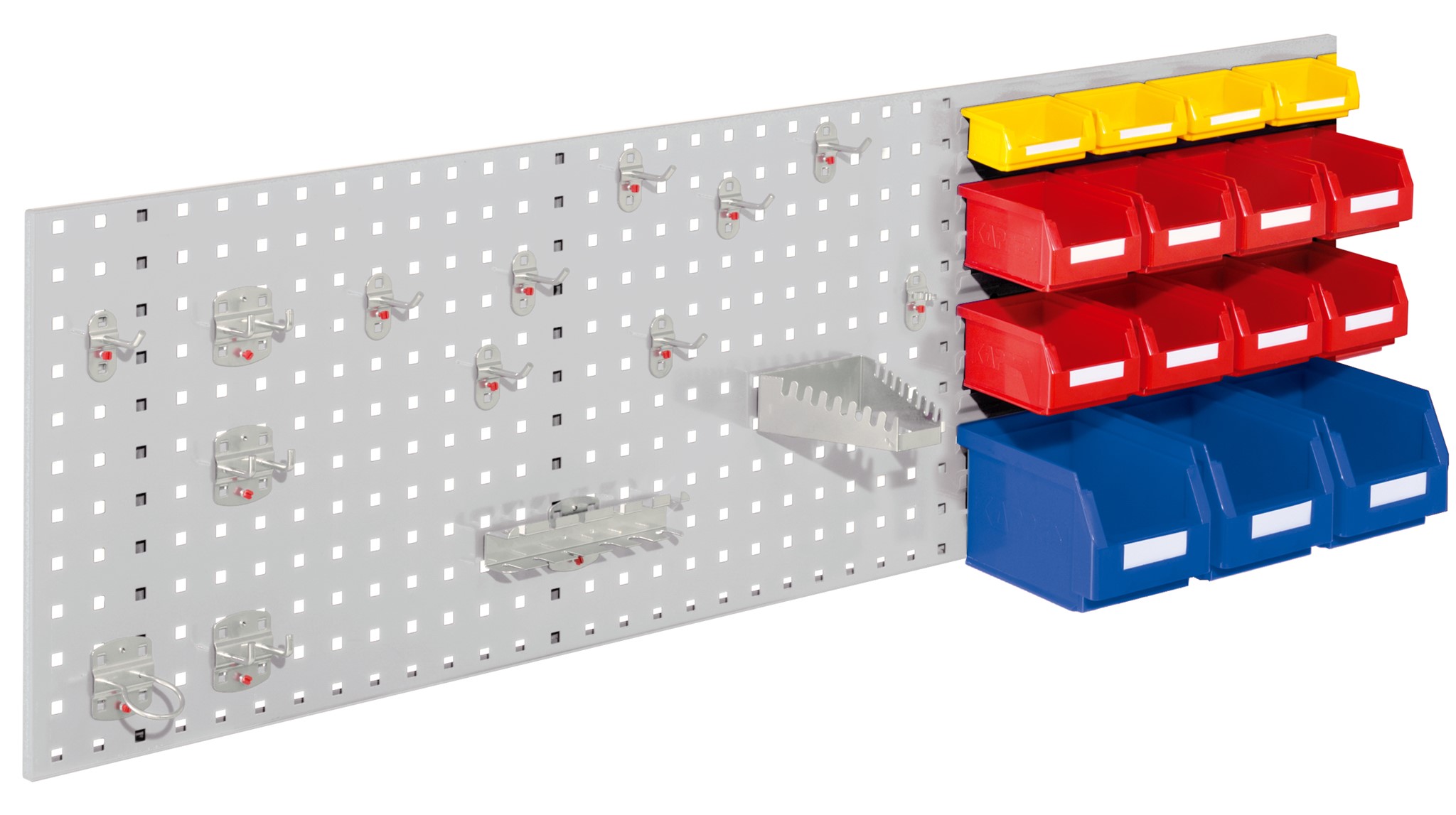 Kombiplatten-Set 4 mit Zubehör, lichtgrau