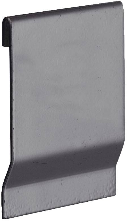 Grundplatte als Beschriftung, anthrazitgrau
