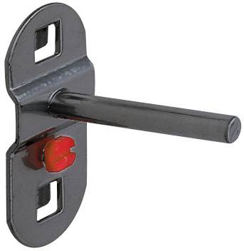 Werkzeughalter 100 mm Länge mit geradem Dorn einfach, anthrazitgrau