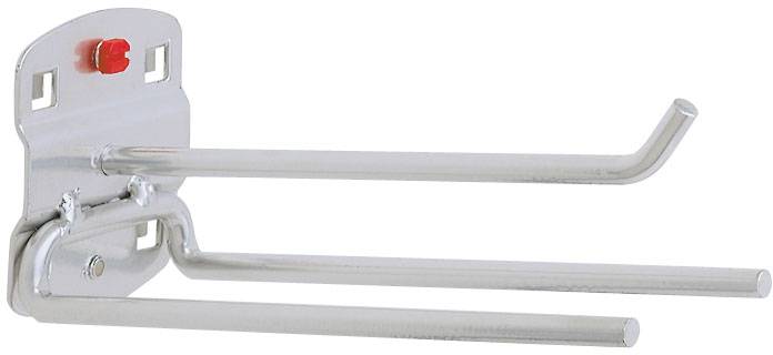 Werkzeughalter 150 mm Länge mit dreifach Dorn, alufarben