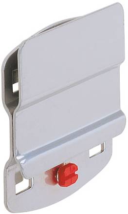 Lagersichtkastenhalter 1-fach 7 und 8, alufarben