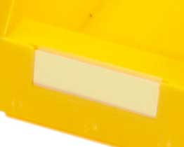 Etiketten transparent zu Lagersichtkästen Grösse 5 und 6