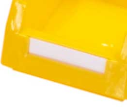 Etiketten weiss zu Lagersichtkästen Grösse 7