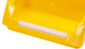 Etiketten weiss zu Lagersichtkästen Grösse 8