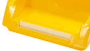 Etiketten transparent zu Lagersichtkästen Grösse 8