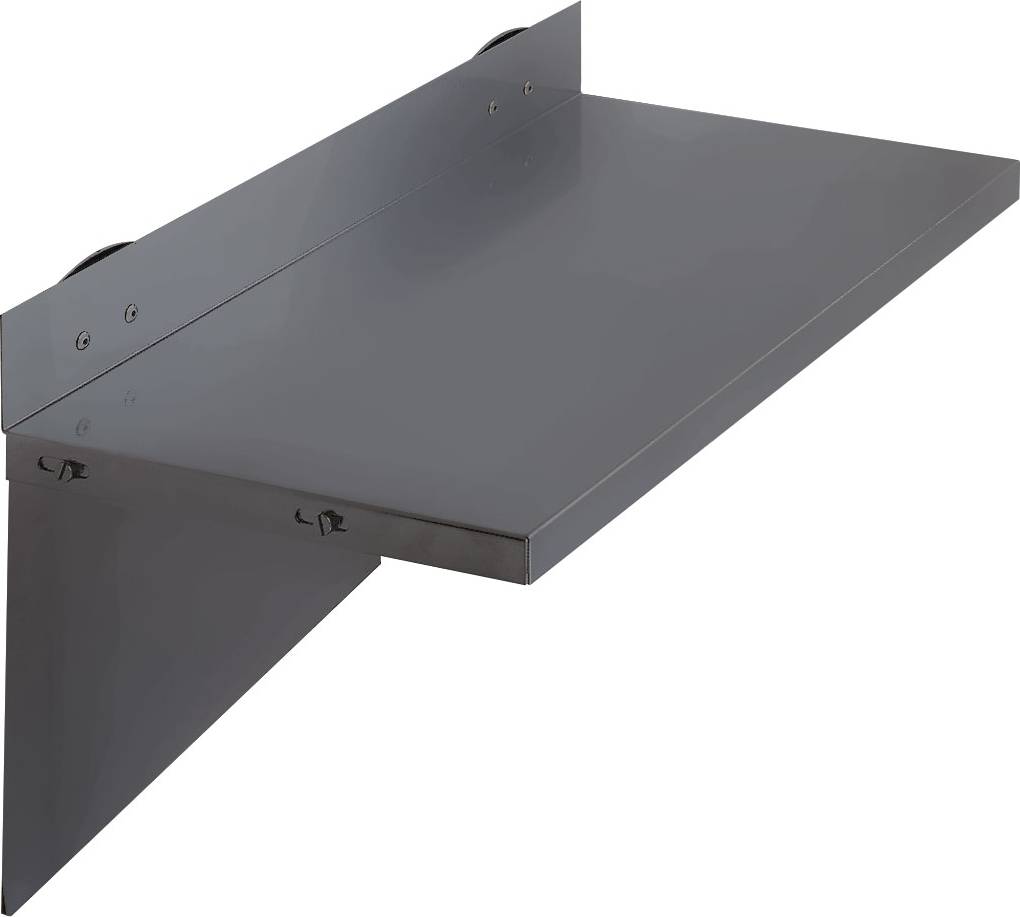 Stahlbodenablage, anthrazitgrau