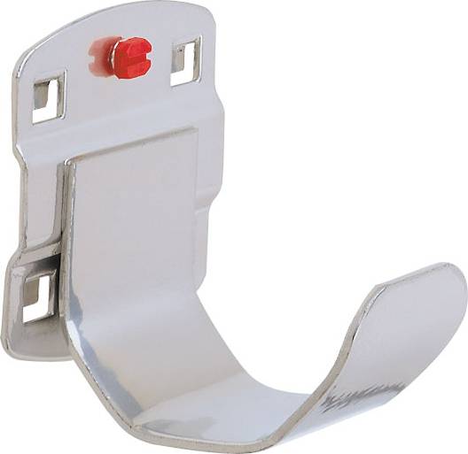 Rohrhalter auch für Schläuche und Kabel, alufarben