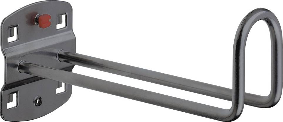 Kabelhalter Hakenende 50 mm hoch, Länge 150 mm, anthrazitgrau