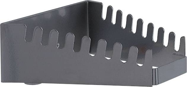 Schraubenschlüsselhalter waagrecht, anthrazitgrau für 8 Schlüssel