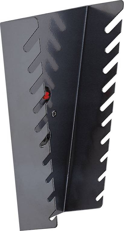 Schraubenschlüsselhalter senkrecht, athrazitgrau für 10 Schlüssel