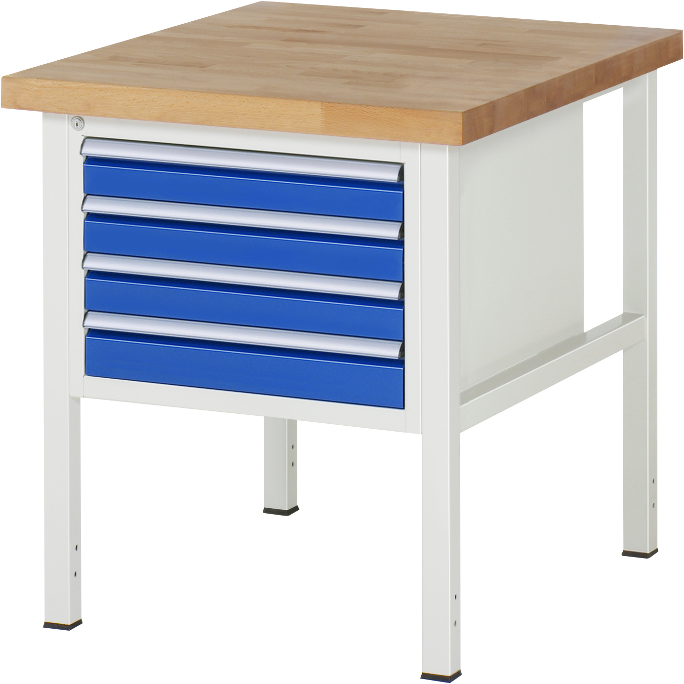 Werkbank Modell 8133, B 750xT 900xH 840-1040mm, Buche-Massiv-Platte 40mm