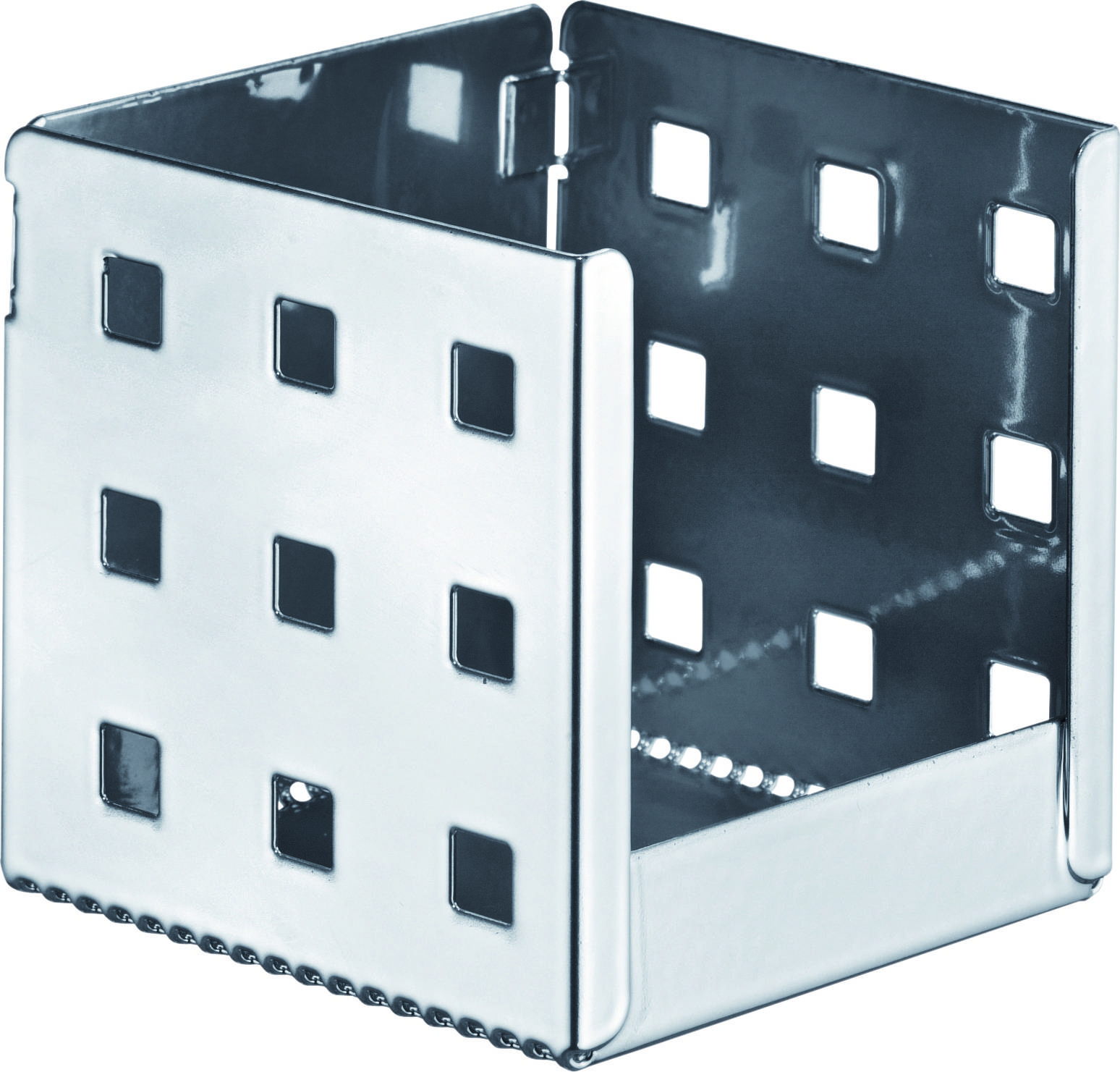 Flyer-/Zettelbox, alufarben