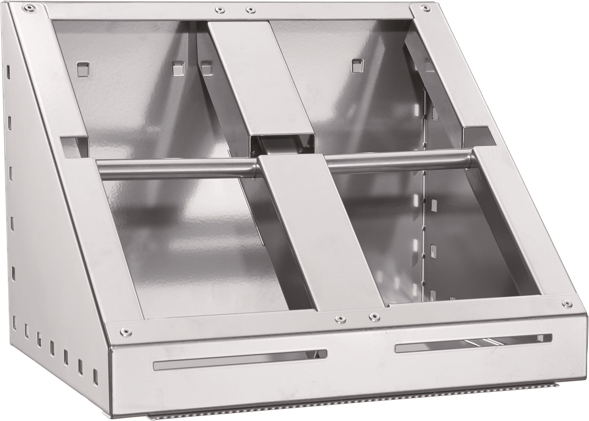 Schleifpapier-Abrollhalter, alufarben