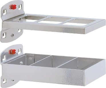 Kombinationshalter 2-teilig, alufarben