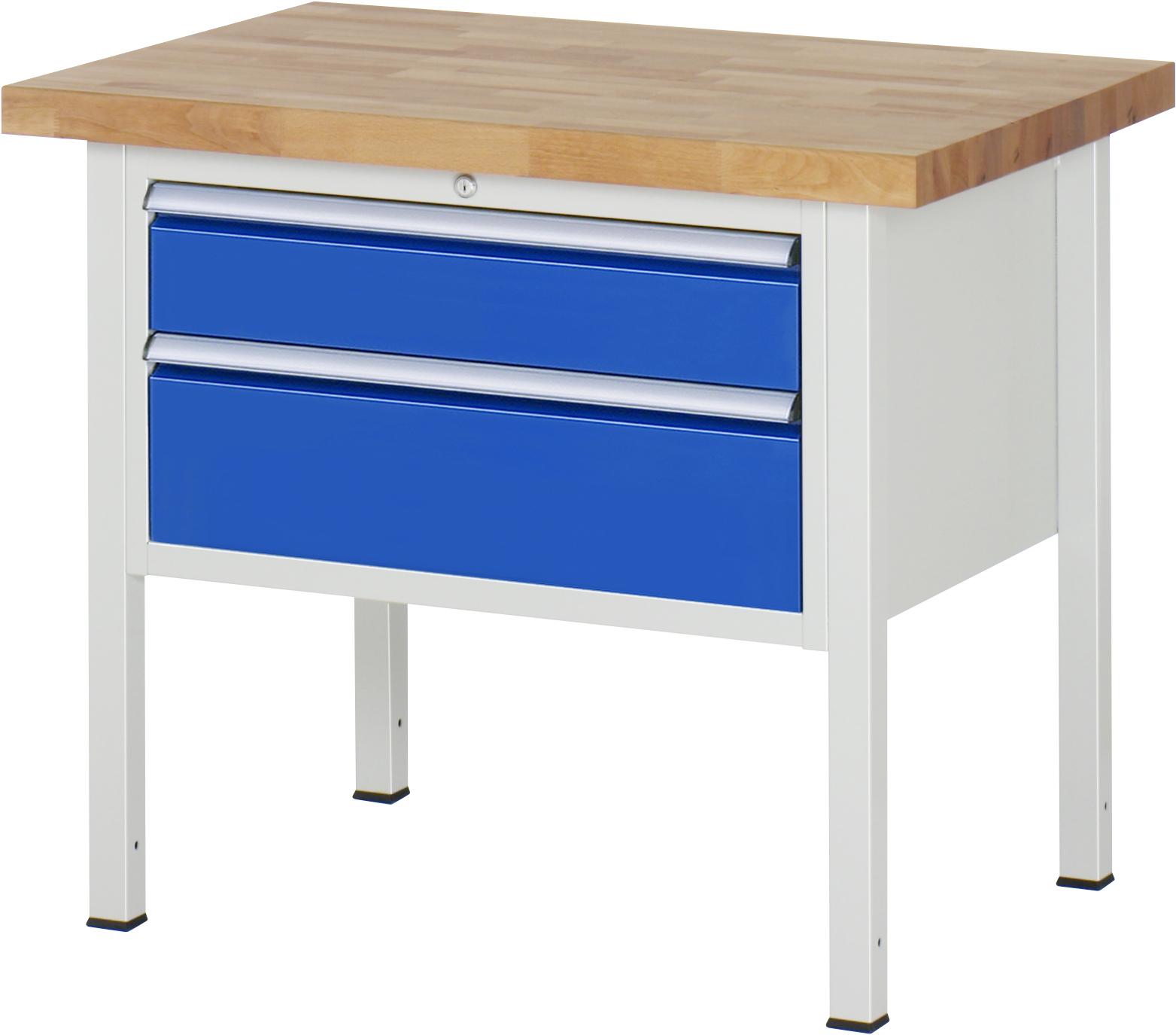 Werkbank Modell 8223, B 1000xT 700xH 840mm, Buche-Massiv-Platte 40mm