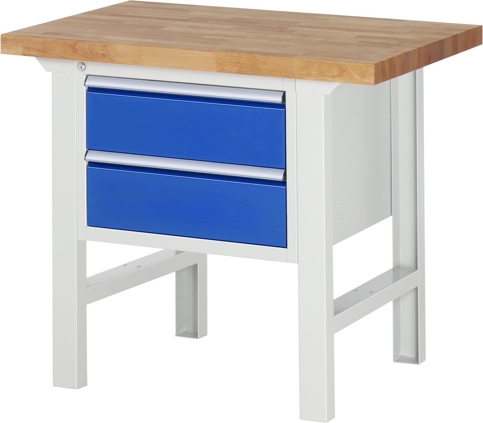 Werkbank Modell 7000, B 1000 x T 700 x H 840 mm, Buche-Massiv-Platte 40 mm