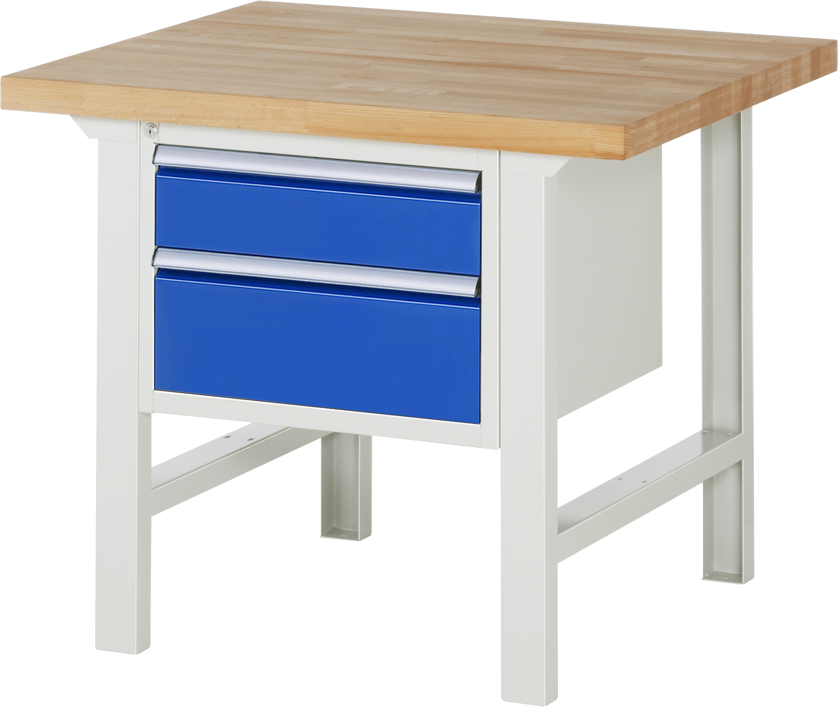 Werkbank Modell 7000, B 1000 x T 900 x H 840 mm, Buche-Massiv-Platte 40 mm